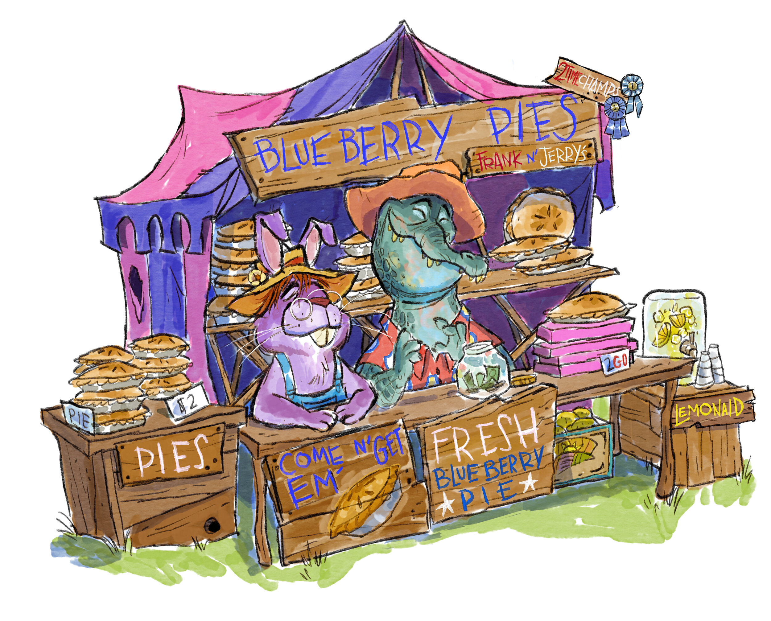 Animated pitch work