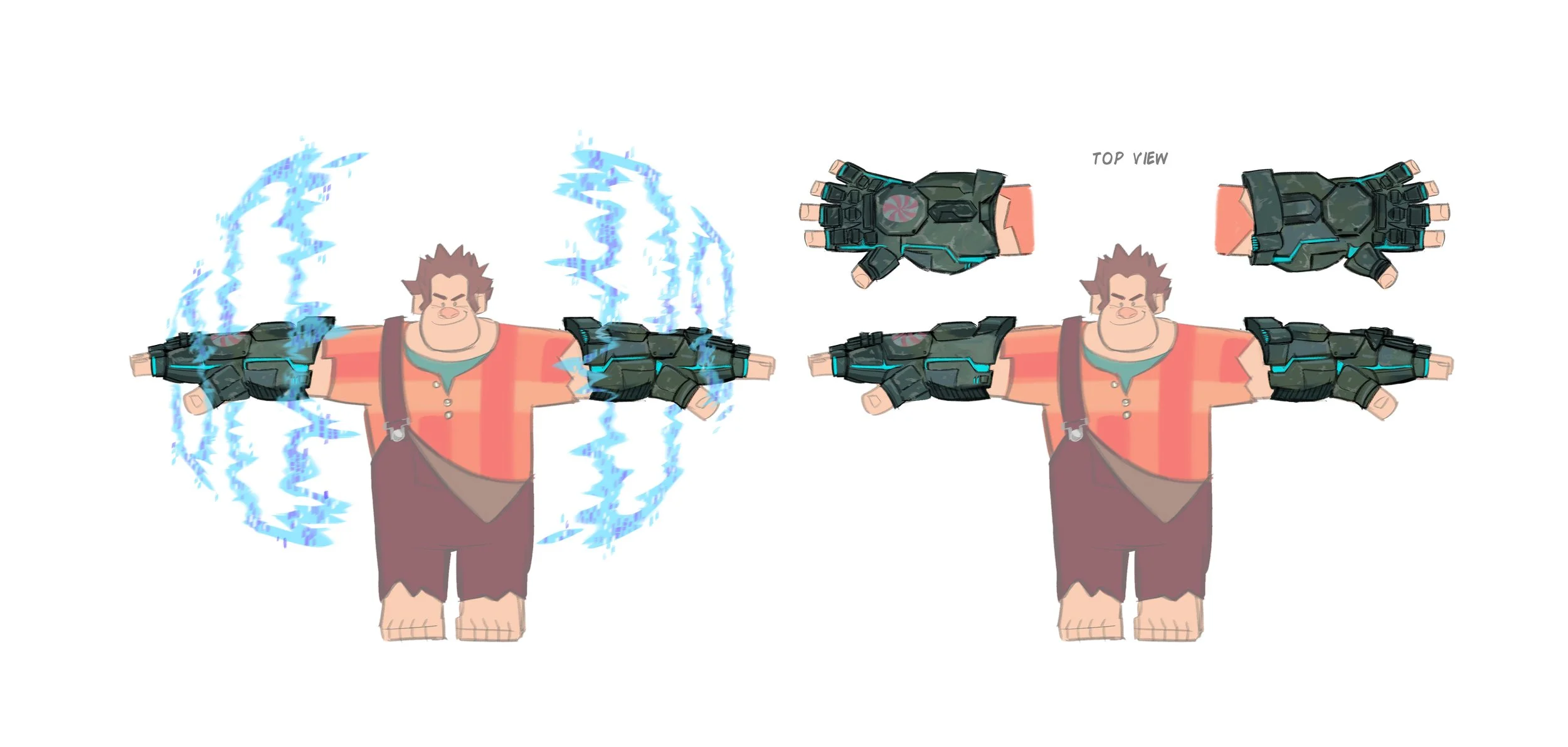 Wreck-it Ralph costume concepts 3