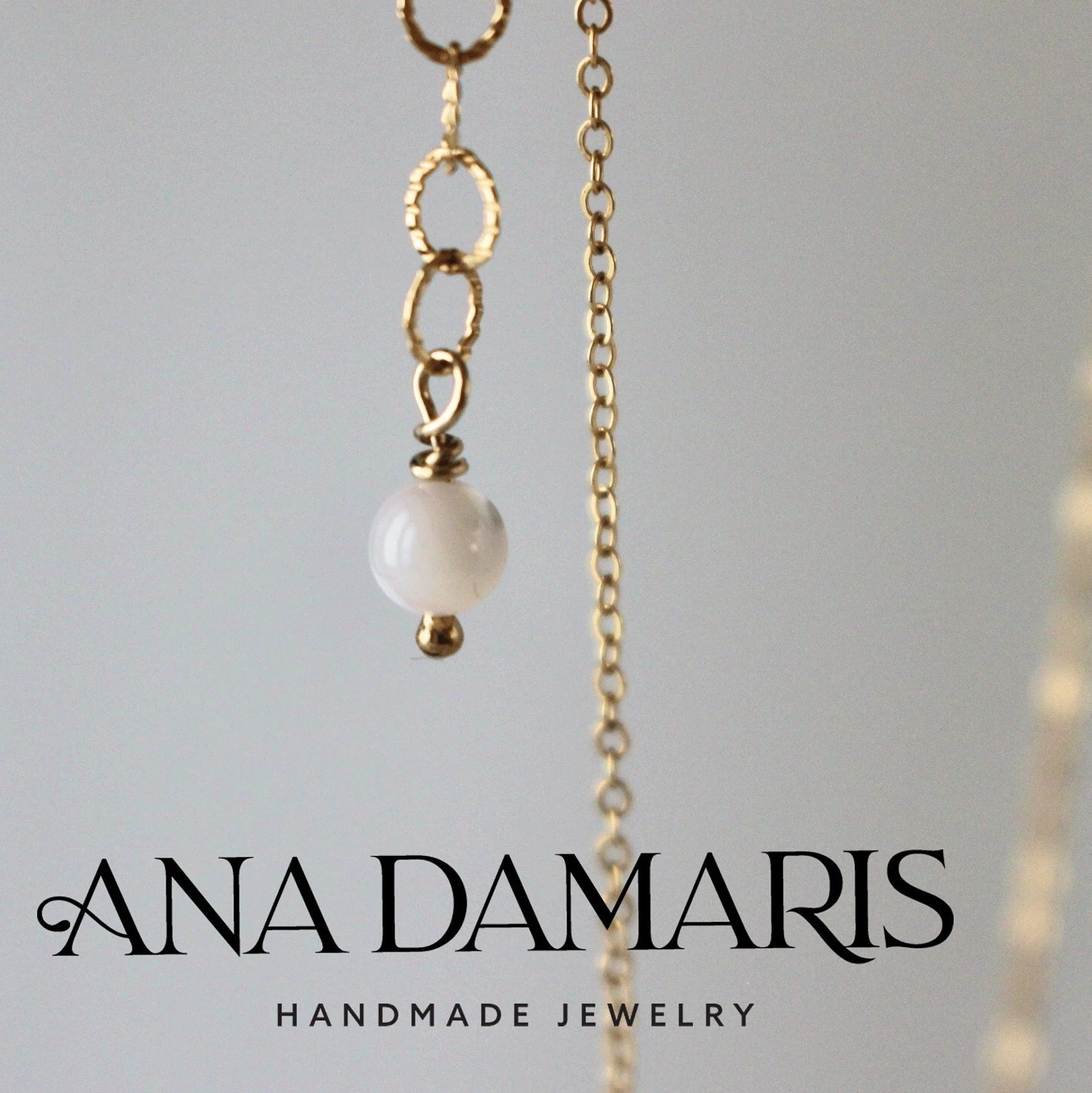 Natural Rose Quartz Round Faceted Coin Bead Chain Necklace, Pink dainty 14k Gold Filled Chain