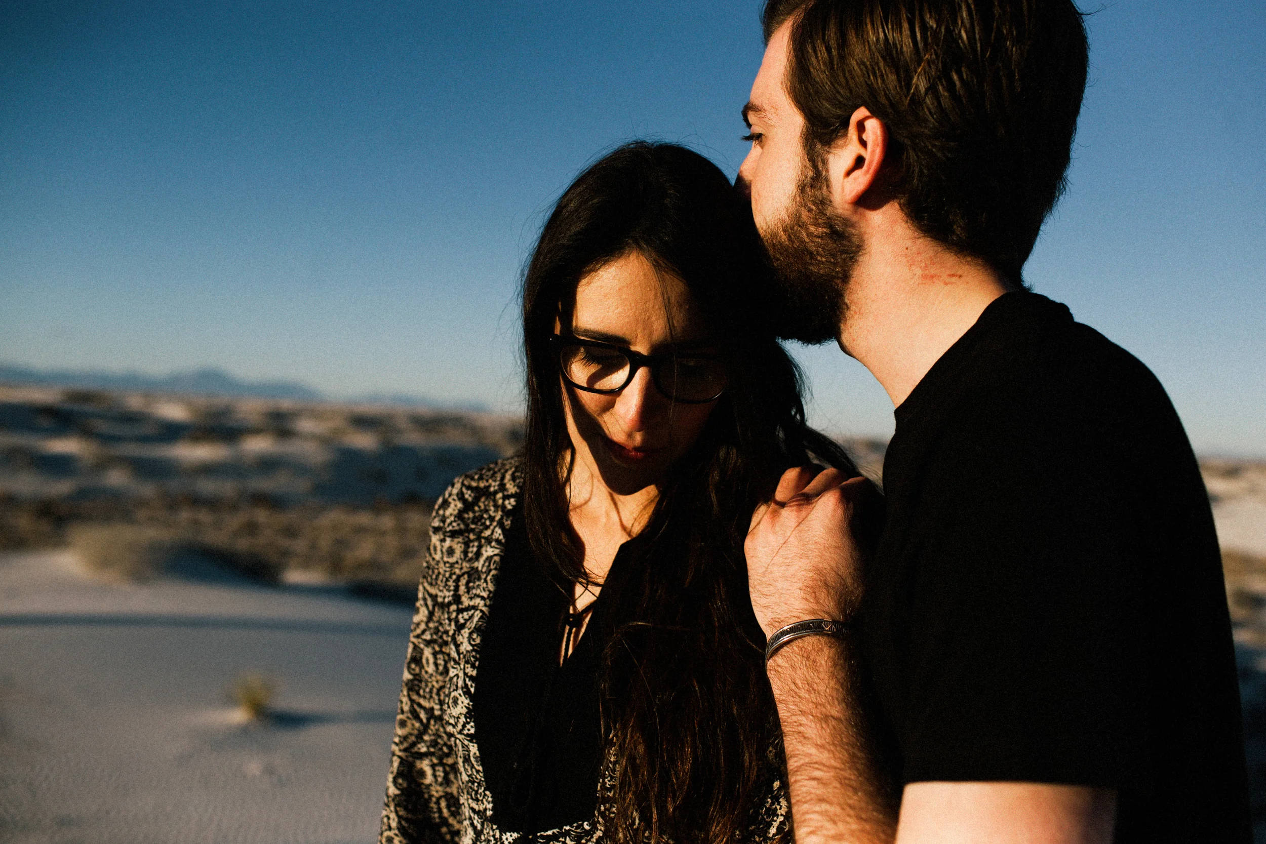 white sands engagement