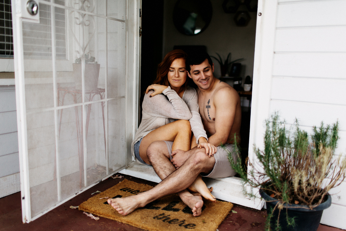 couple on porch