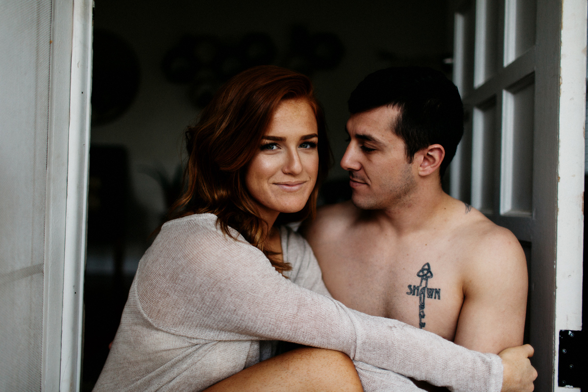 couple on porch