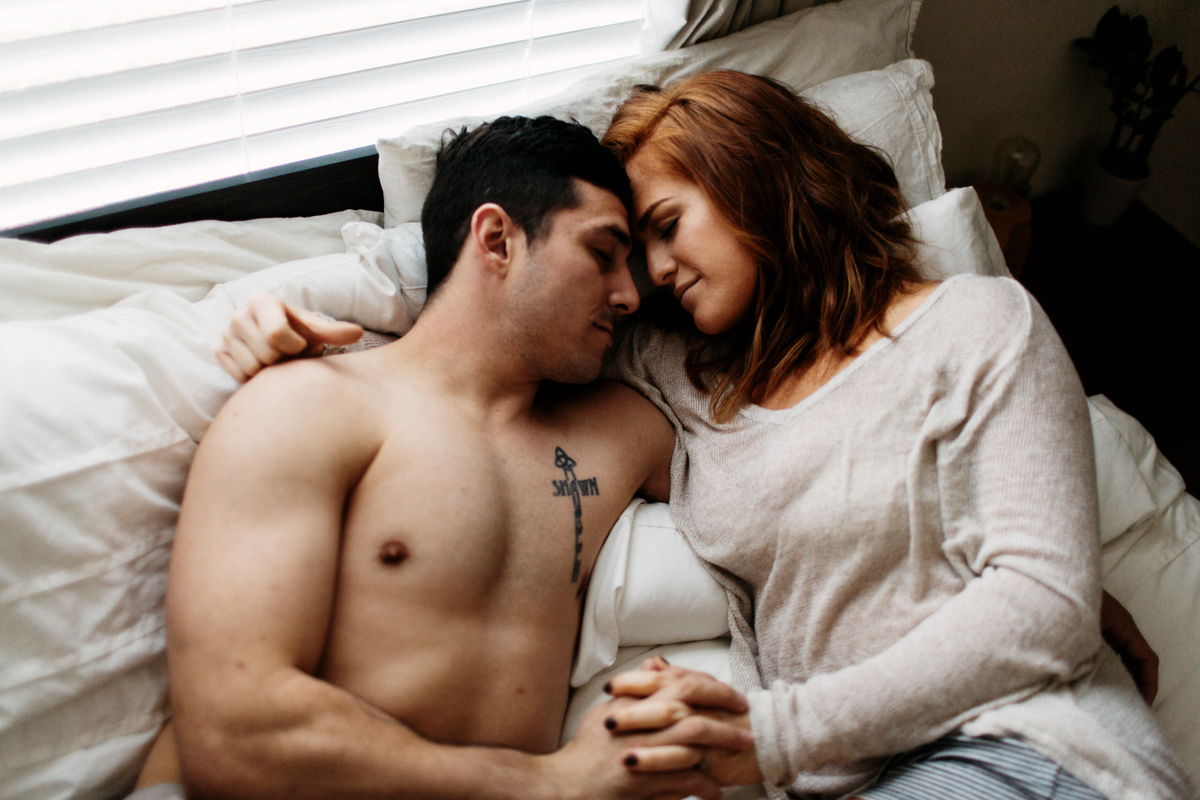 couple in bed