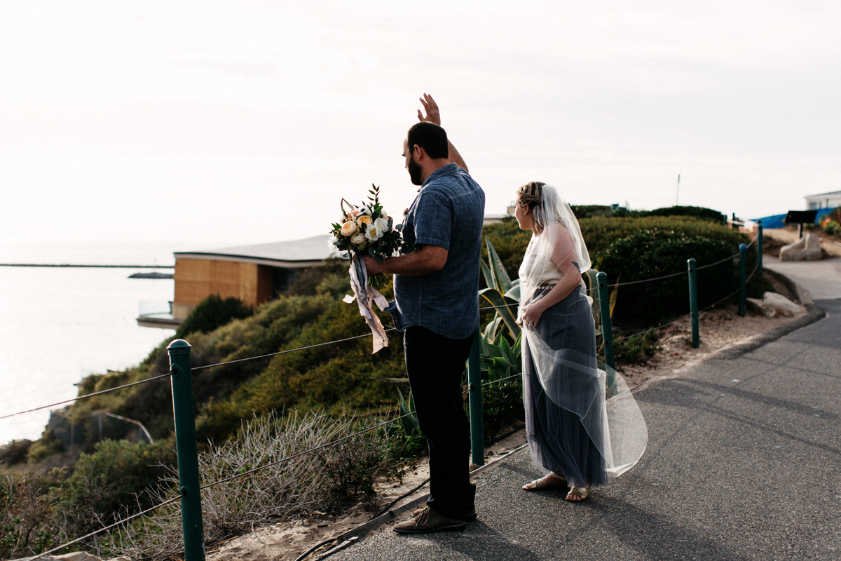 beach elopement