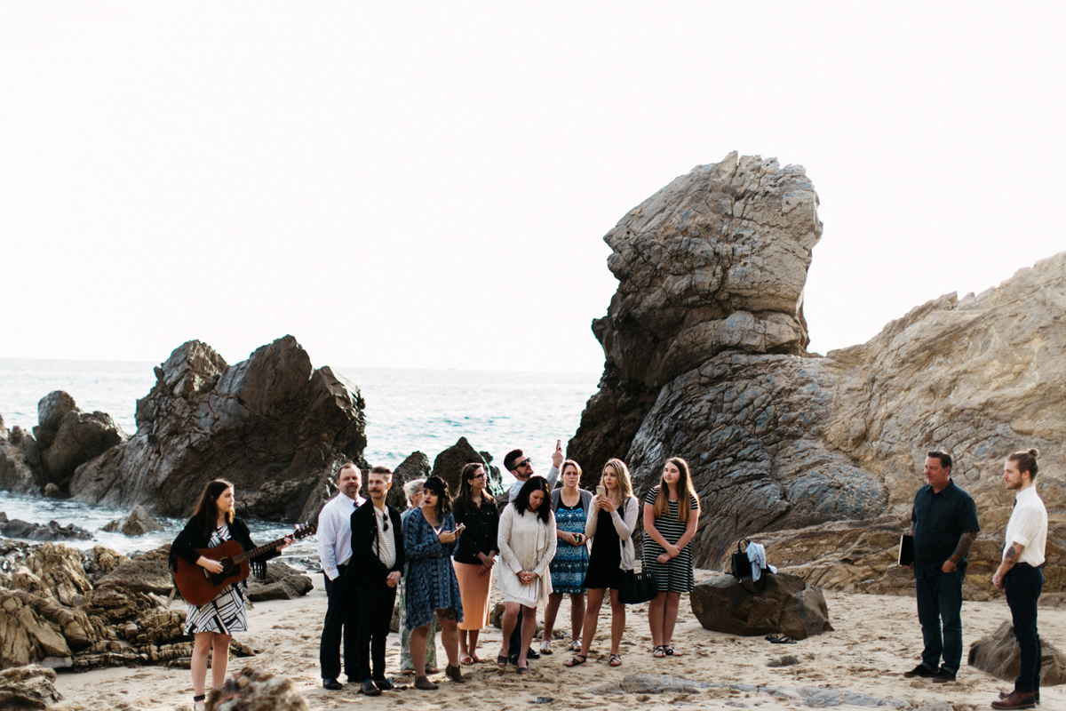 beach elopement