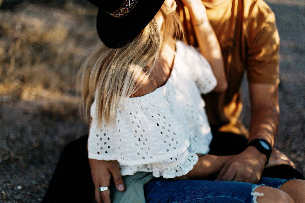 intimate couple portrait