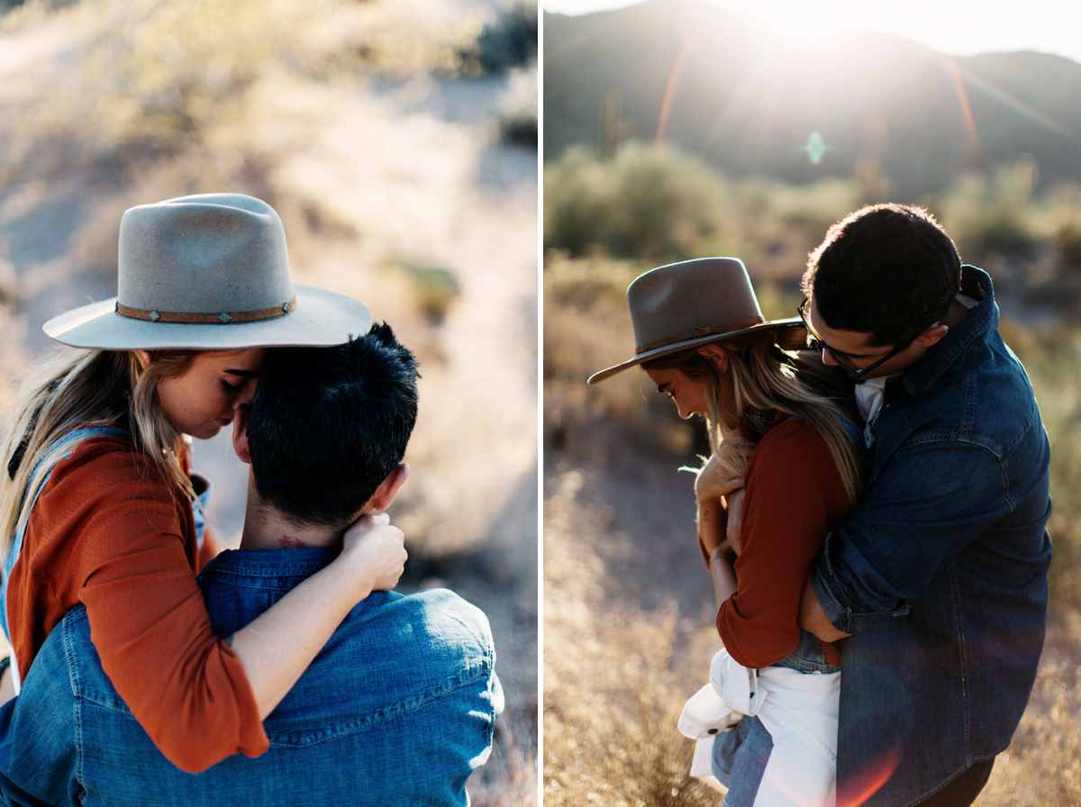intimate couple portrait