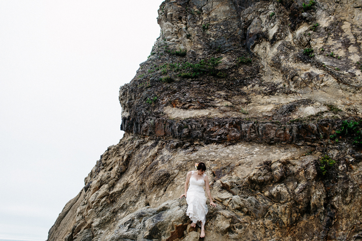 hug point oregon elopement