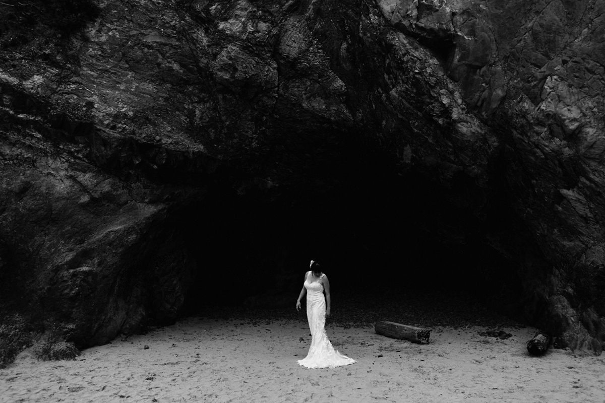 hug point oregon elopement