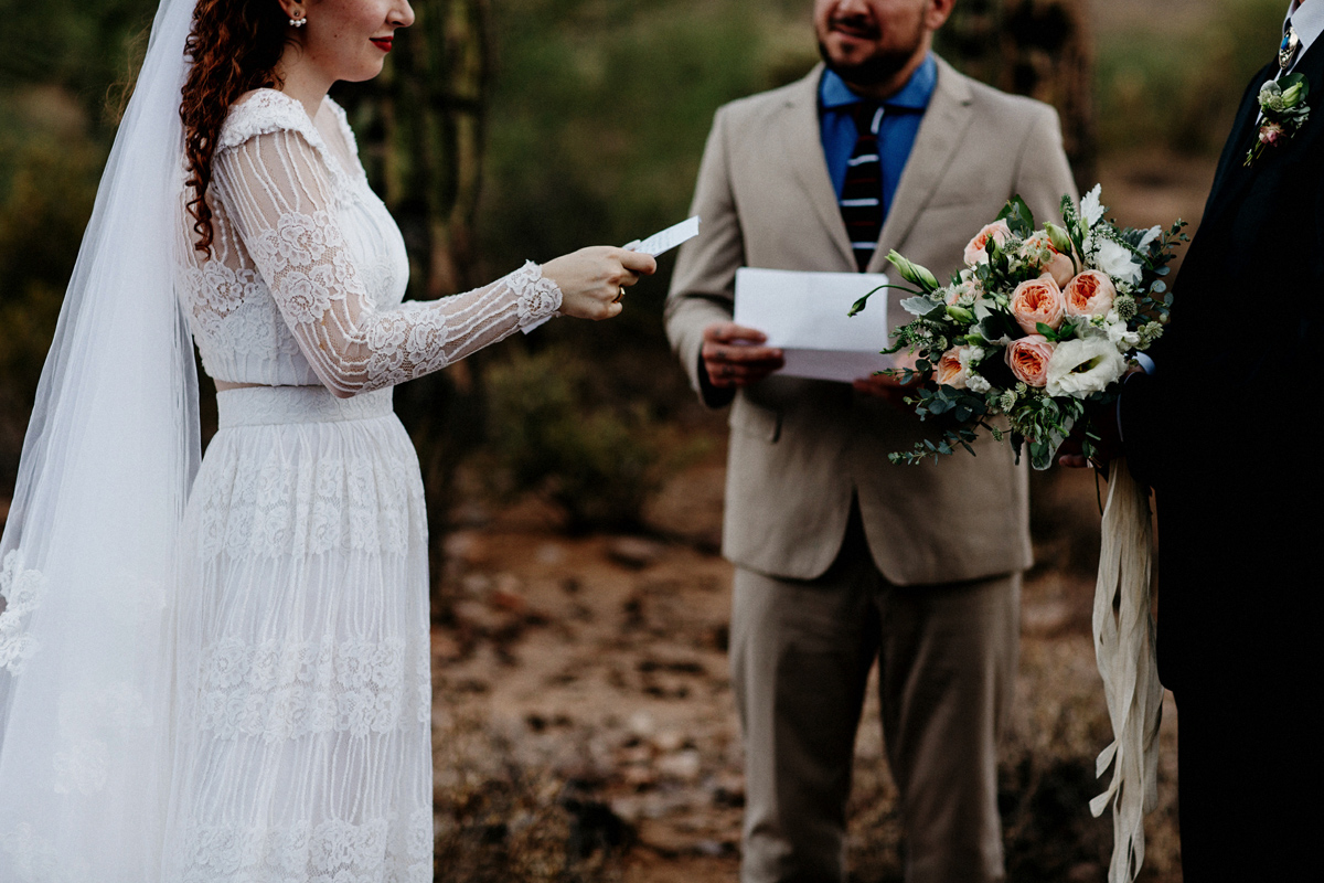 desert elopement