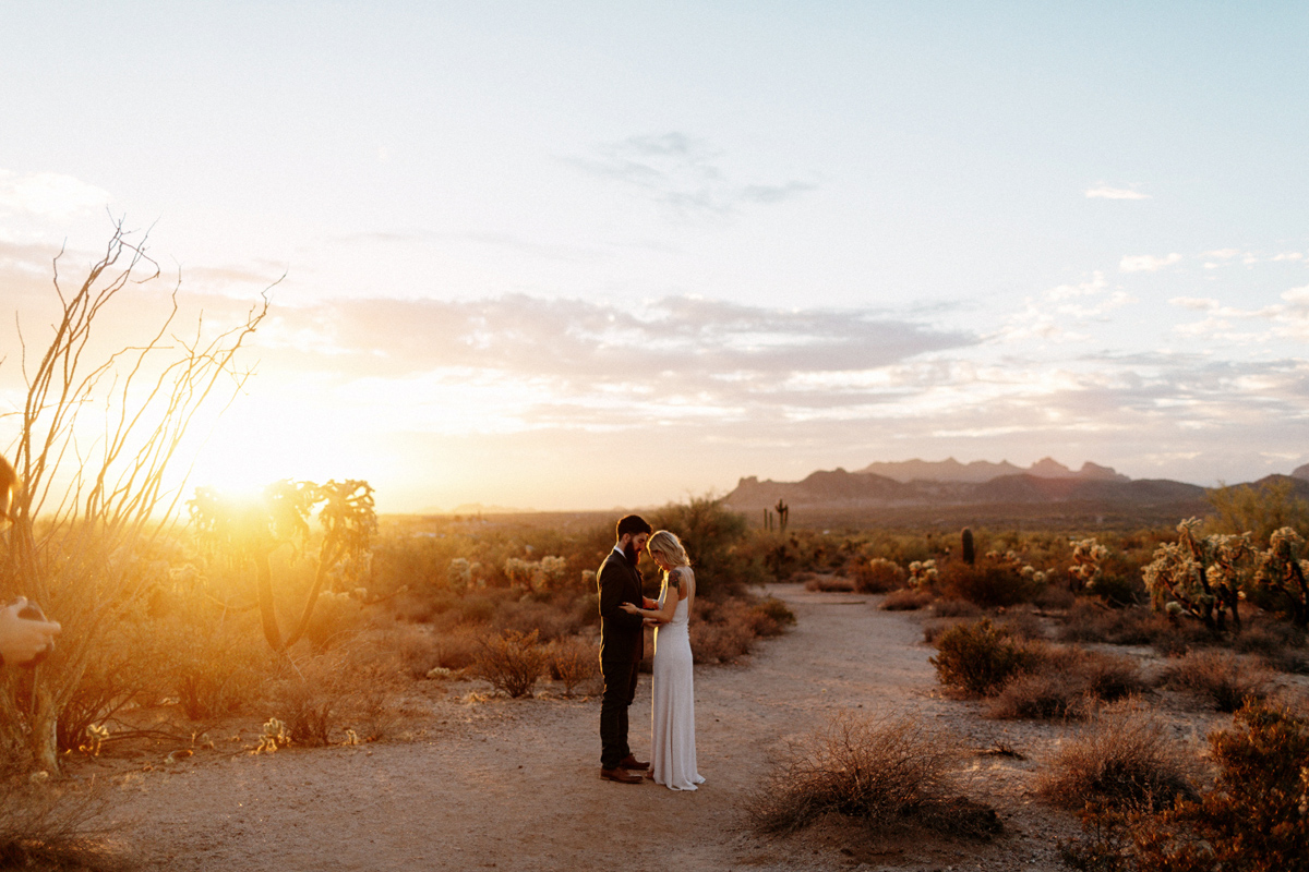 arizona desert elopement