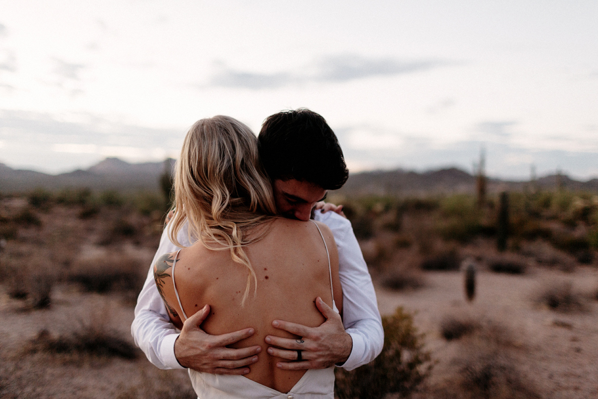 arizona desert elopement