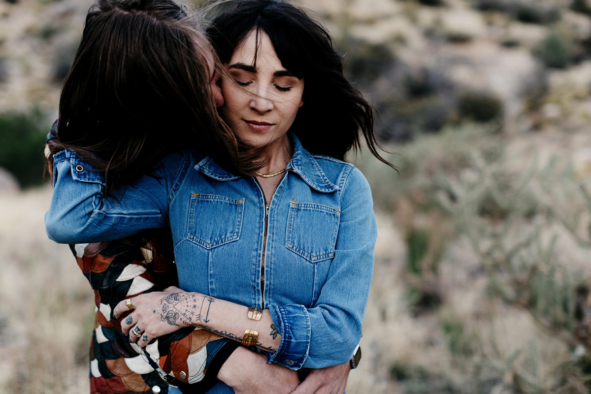 desert engagement session, bohemian couple, portrait, southwest,