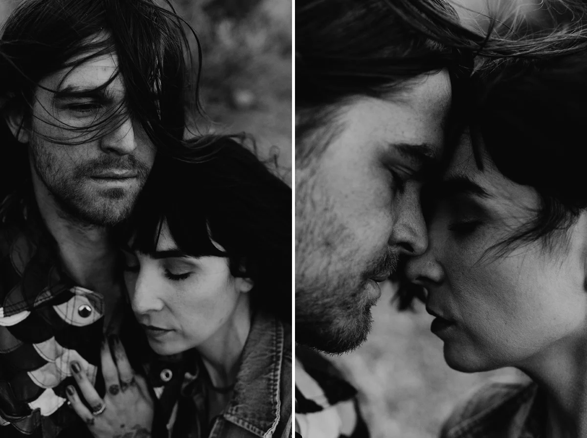desert engagement session, bohemian couple, portrait, southwest,