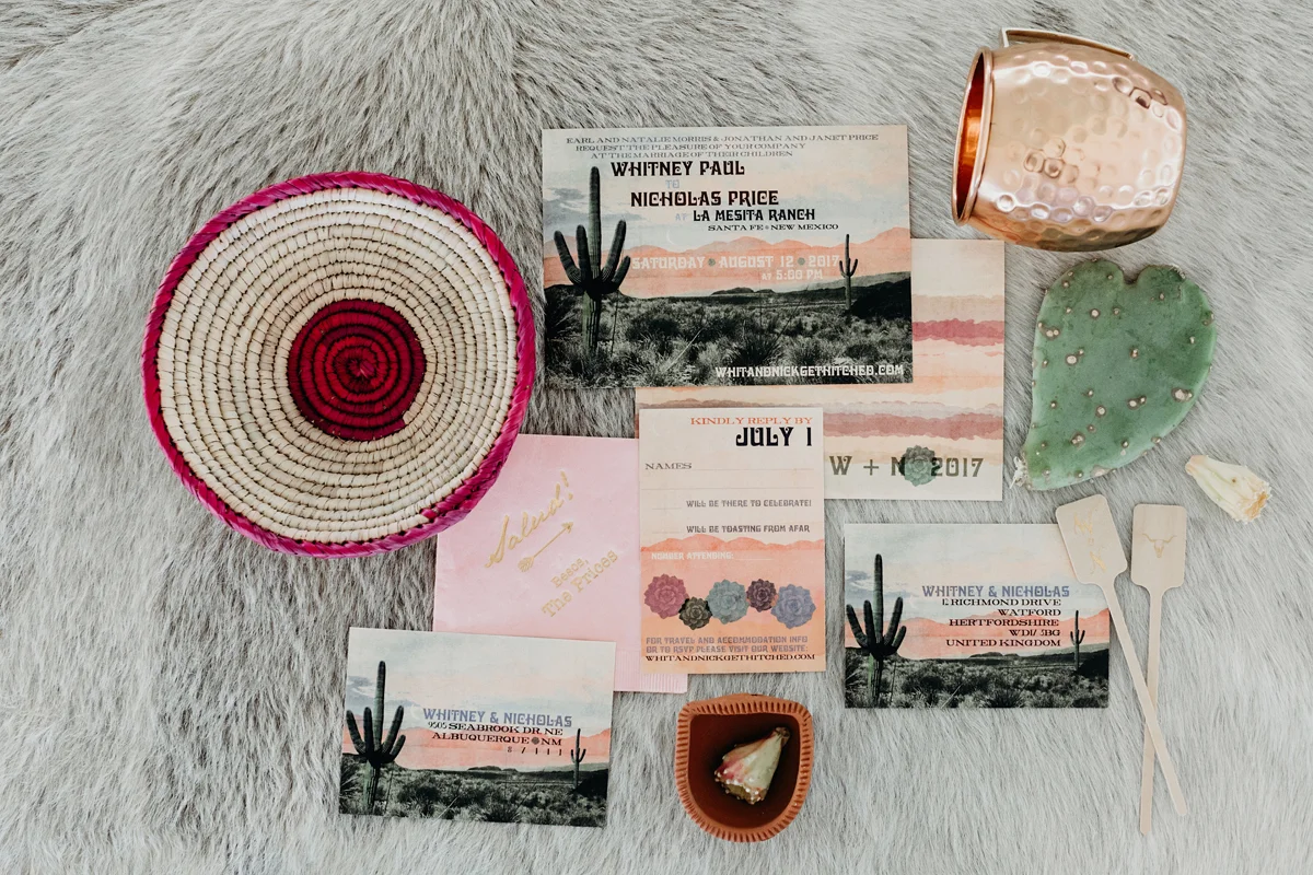 santa fe, la mesita ranch, new mexico, destination wedding, dese