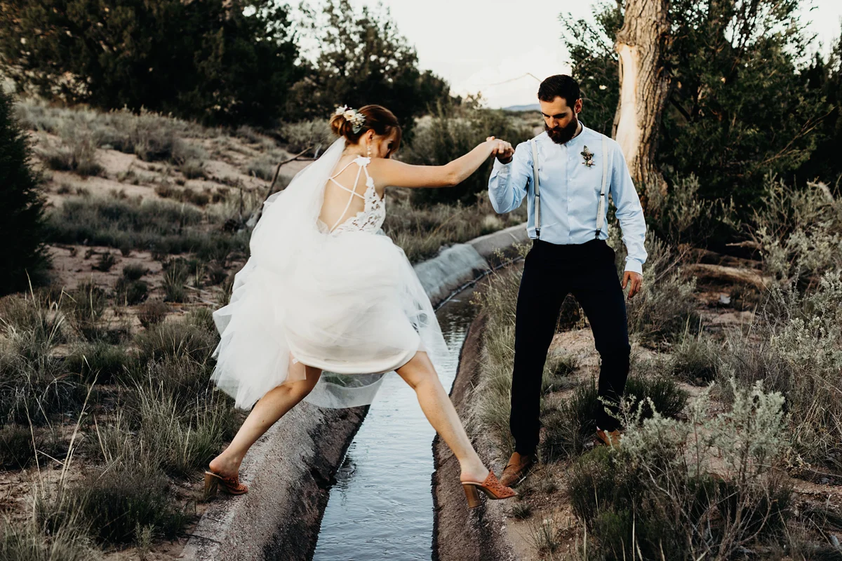 santa fe, la mesita ranch, new mexico, destination wedding, dese