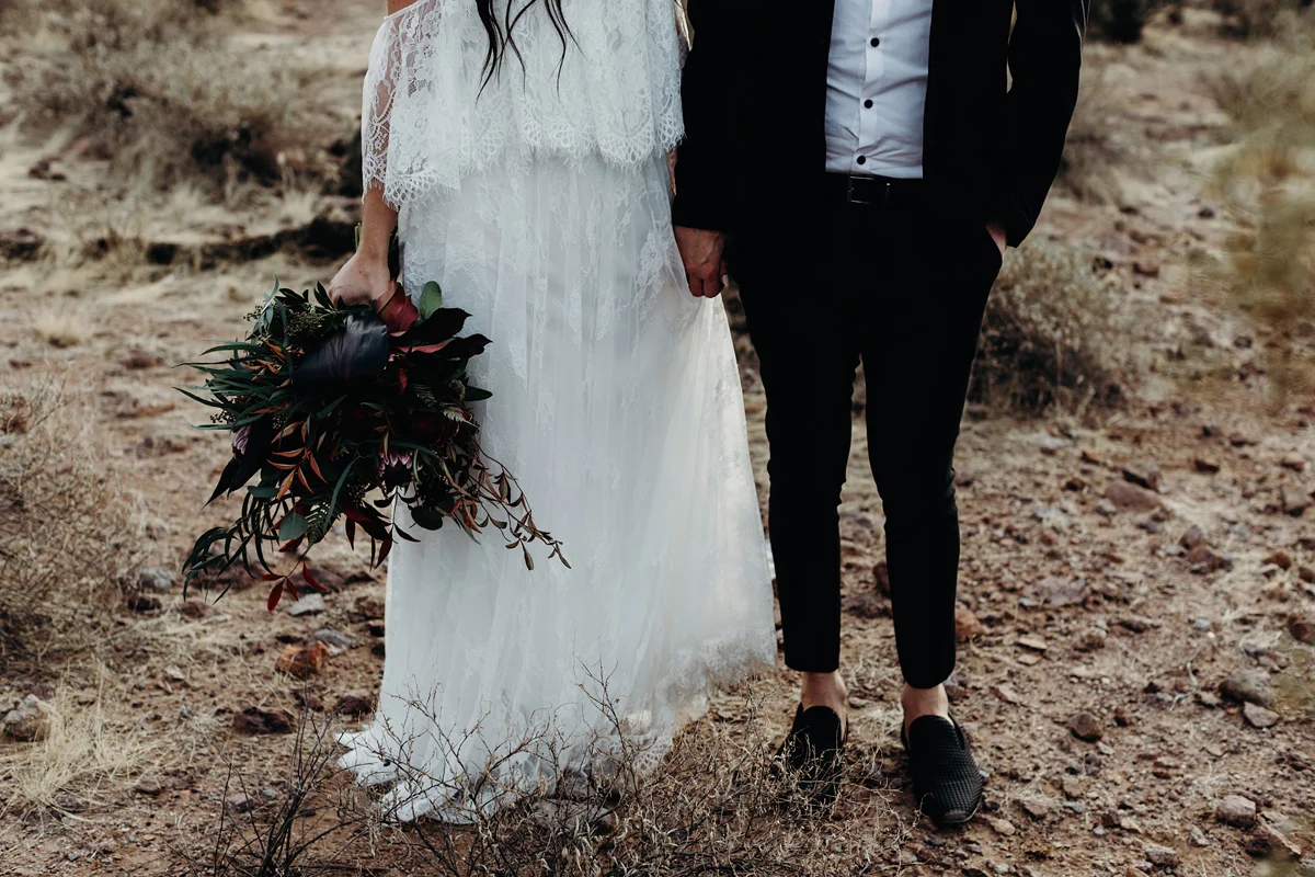 arizona elopement, superstition mountains, elope, destination we