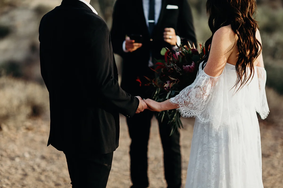 arizona elopement, superstition mountains, elope, destination we