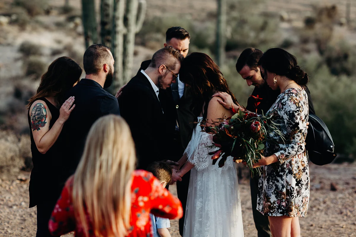 arizona elopement, superstition mountains, elope, destination we