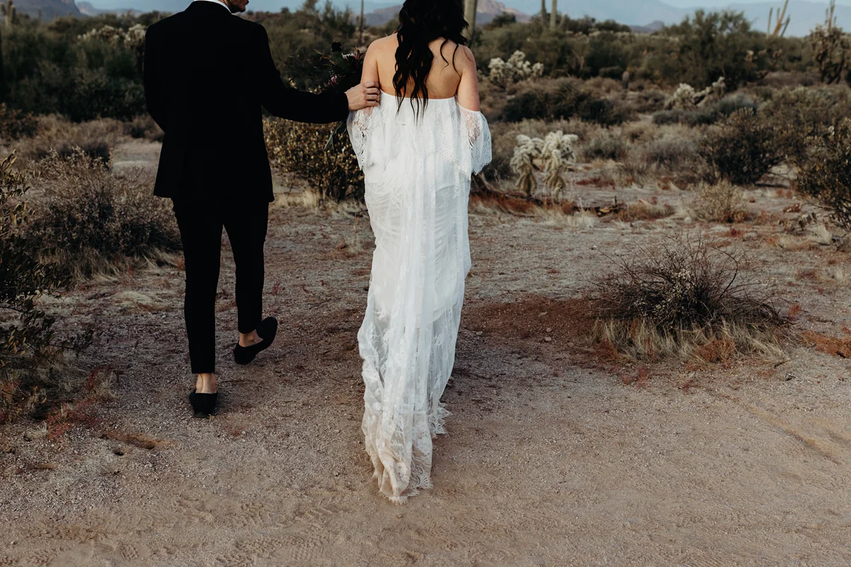 arizona elopement, superstition mountains, elope, destination we