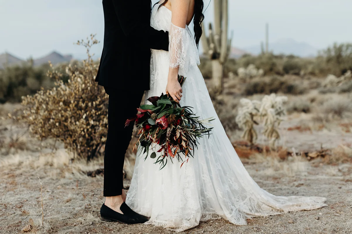 arizona elopement, superstition mountains, elope, destination we