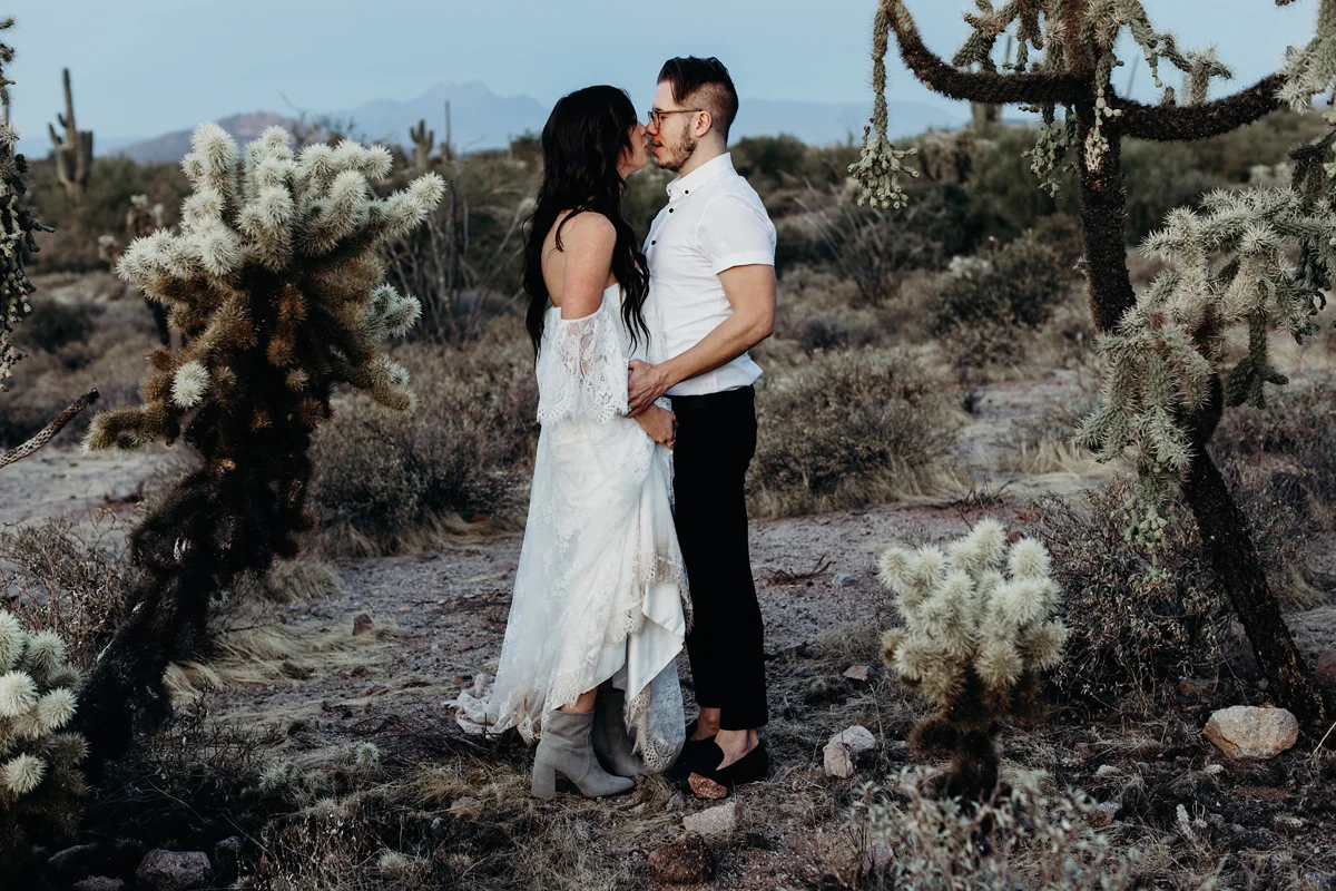 arizona elopement, superstition mountains, elope, destination we