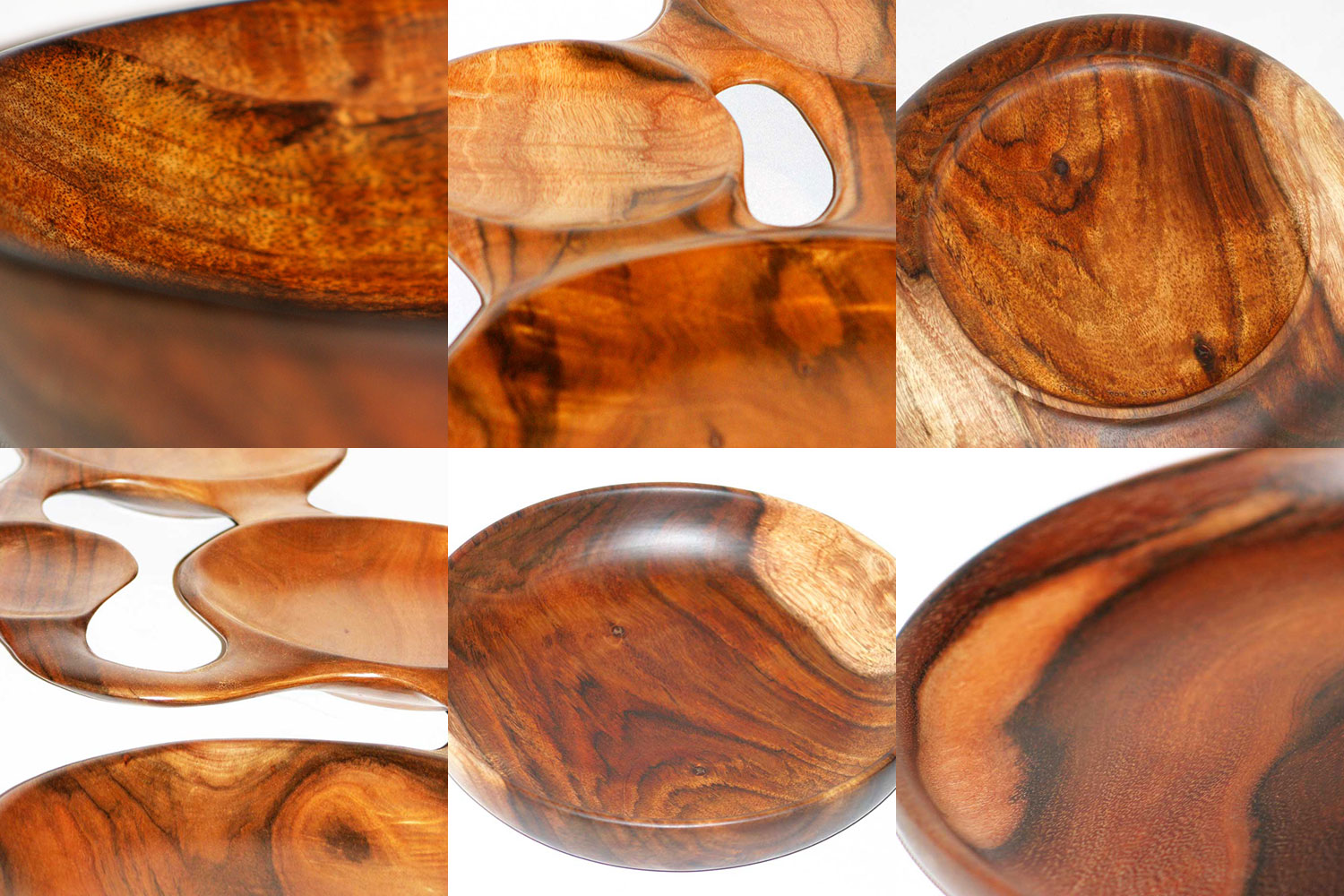 Koa Wood Bowls and Plates
