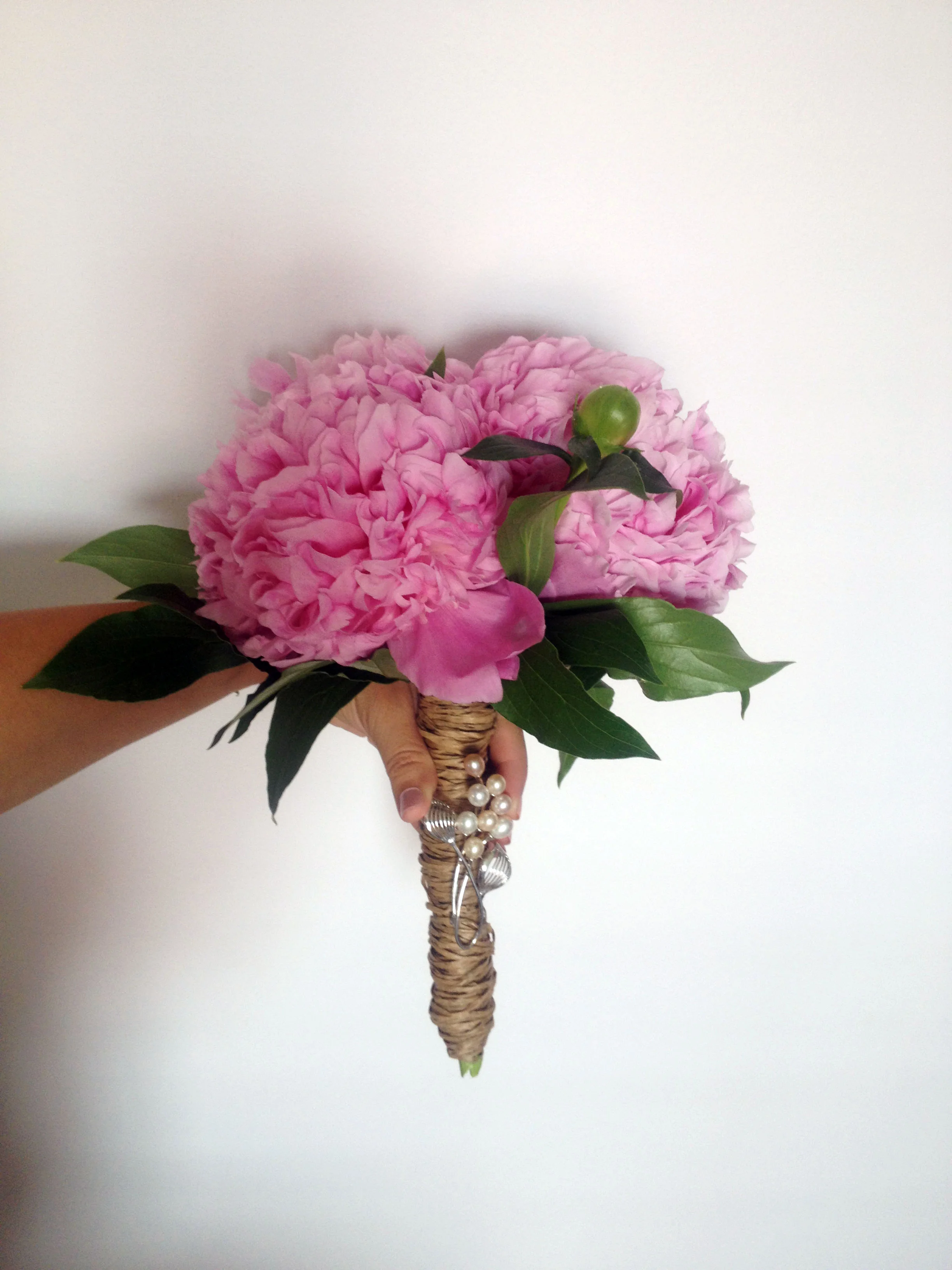 peony bouquet me holding it.jpg