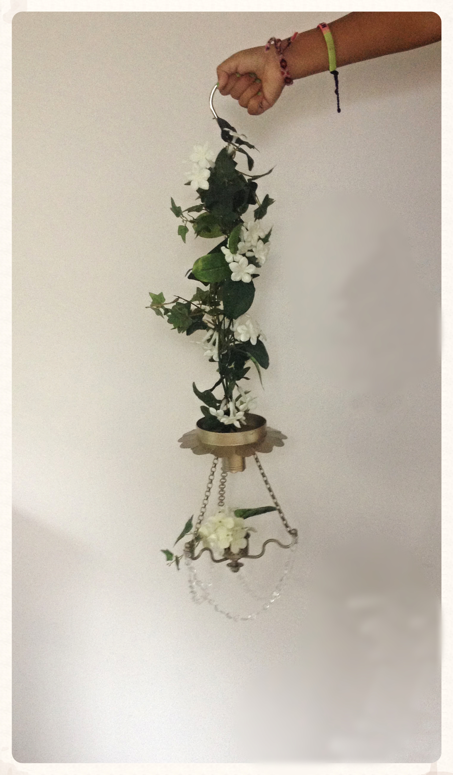 This was our lightest chandelier