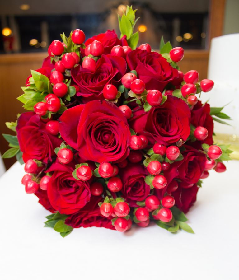 Evelisa Floral & Design: Red Bouquet