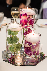 Evelisa Floral & Design: floating candle arrangement