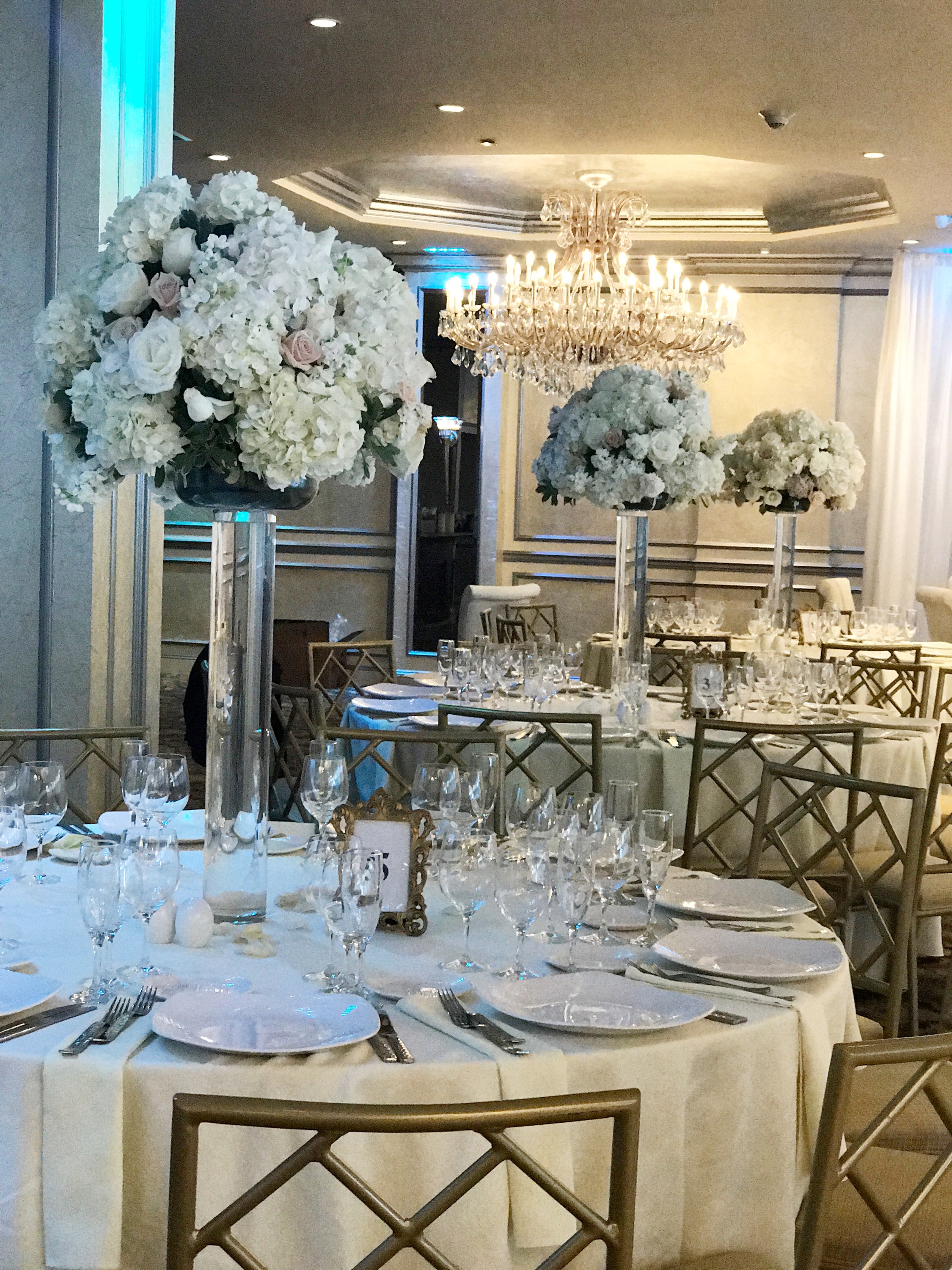 Evelisa Floral & Design: tall white arrangement