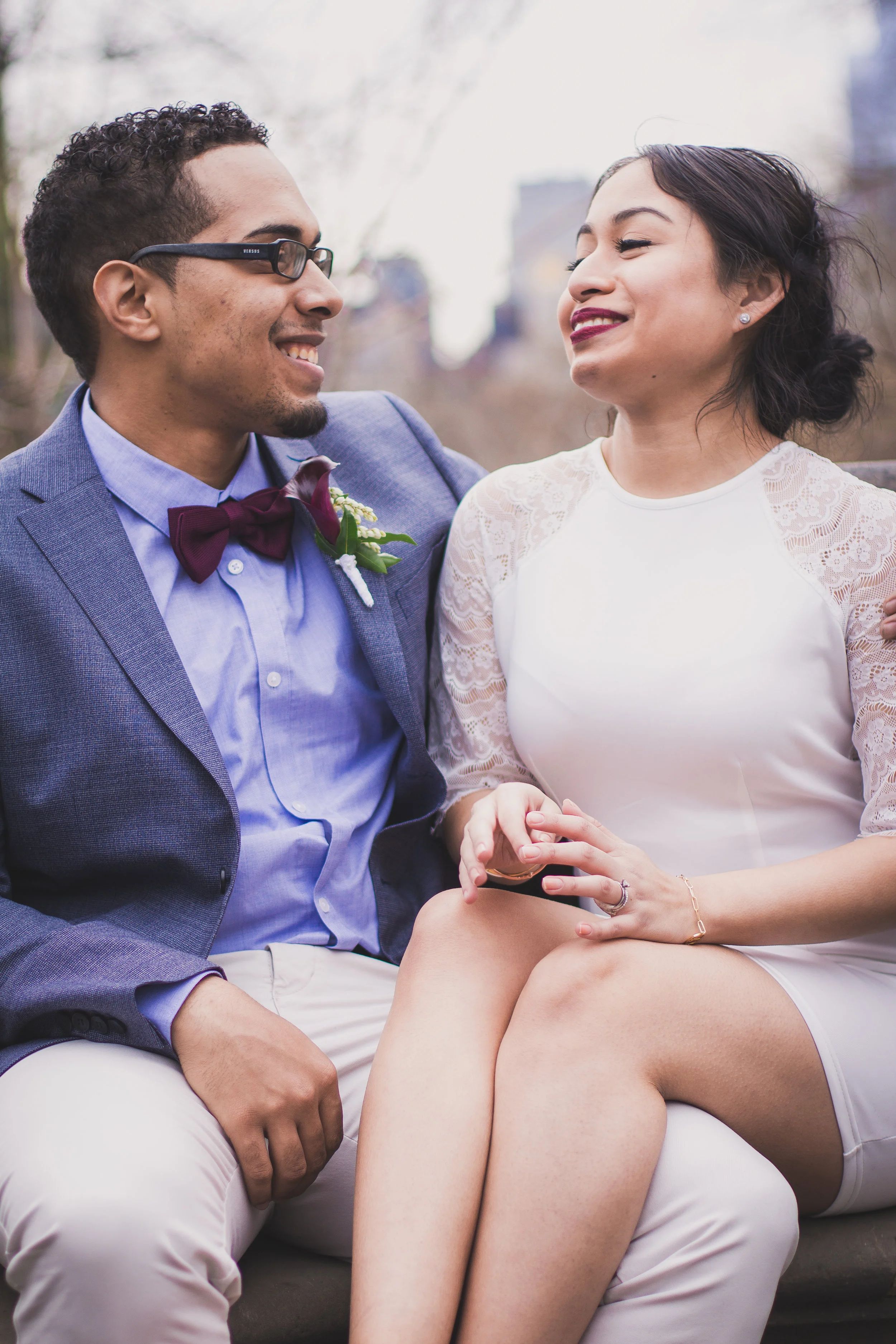 Photography: Dream Pictures NY, Florals: Evelisa Floral & Design, Location: Central Park NYC