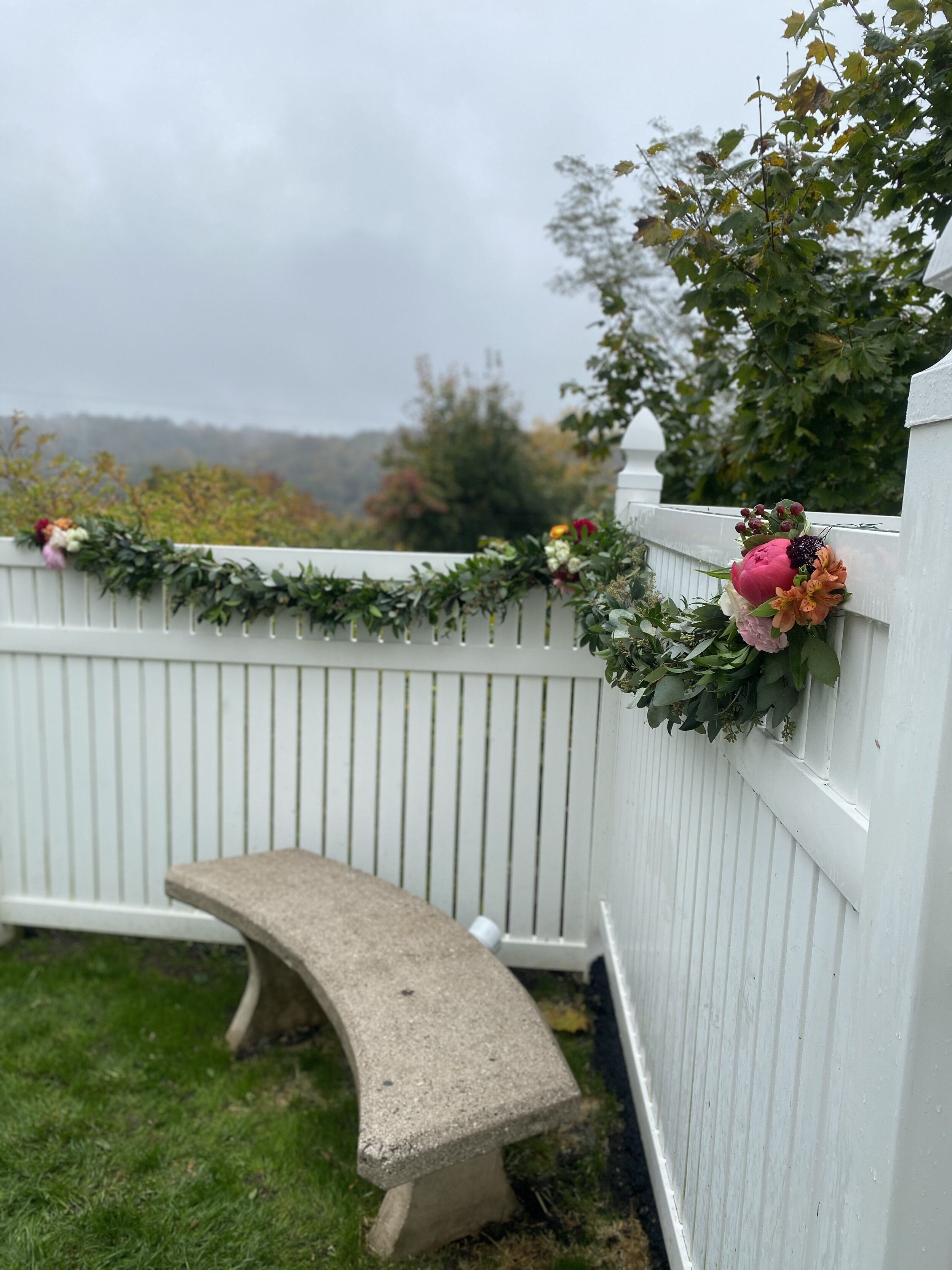 Evelisa Floral &amp; Design outdoor garlands