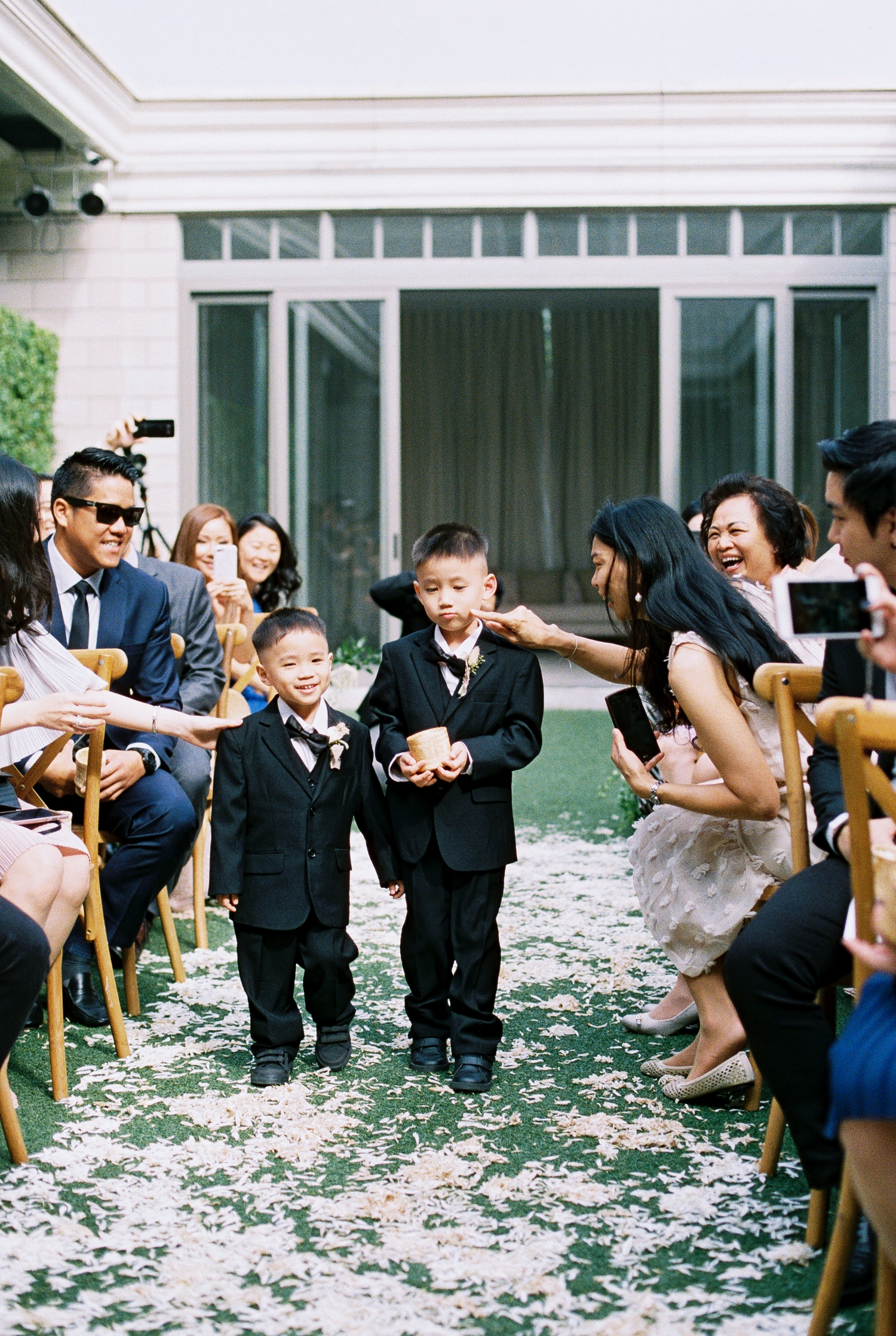 cute asian ring bearers