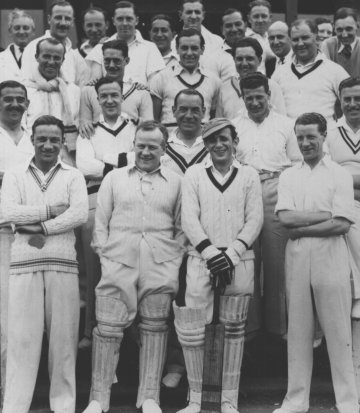  The band were keen cricketers... 