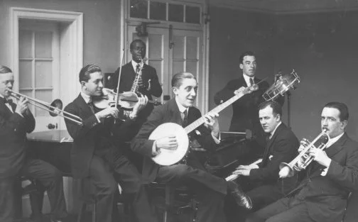 A very early picture of the Queens Hall Band (c.1921?)