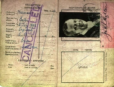  An early Hylton passport, obviously. 