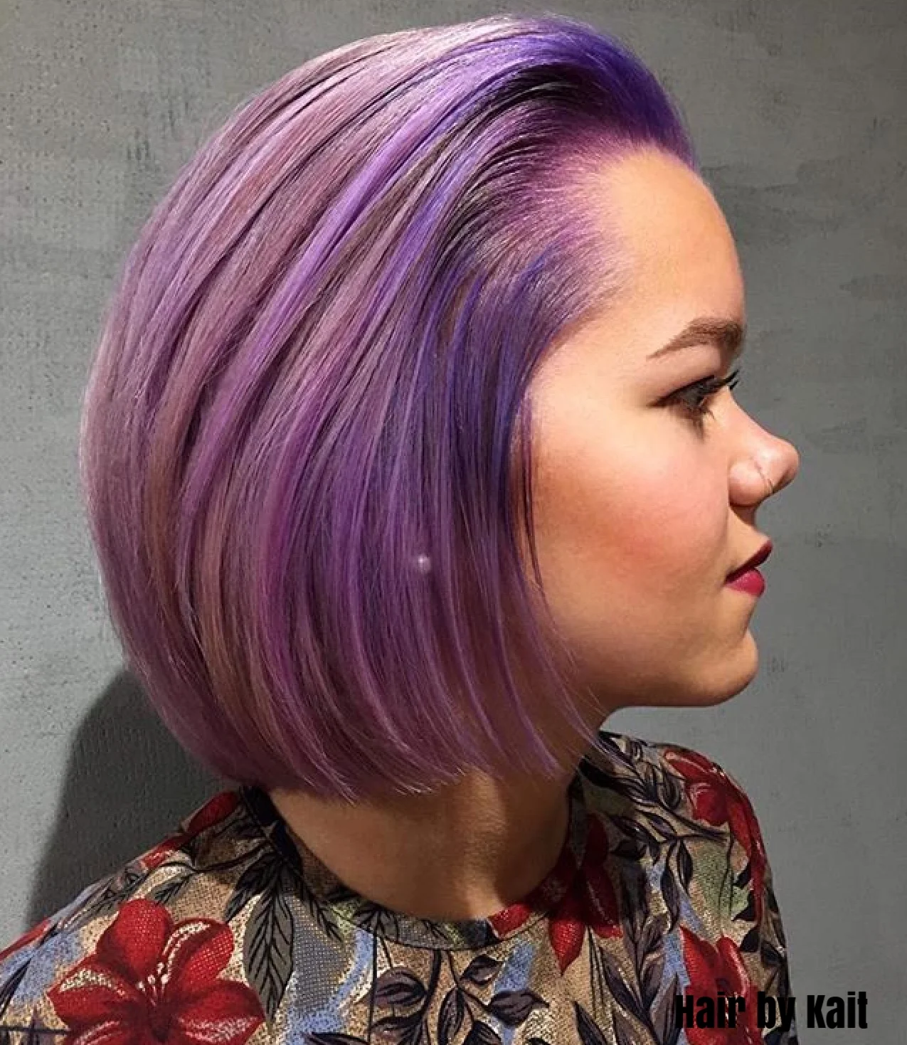 Purple Hair by Kait
