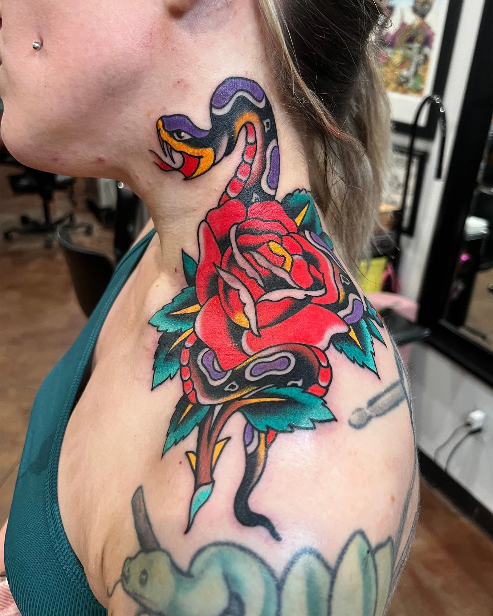 brent-mccarron-american-traditional-snake-rose-tattoo-daphne-alabama.jpg