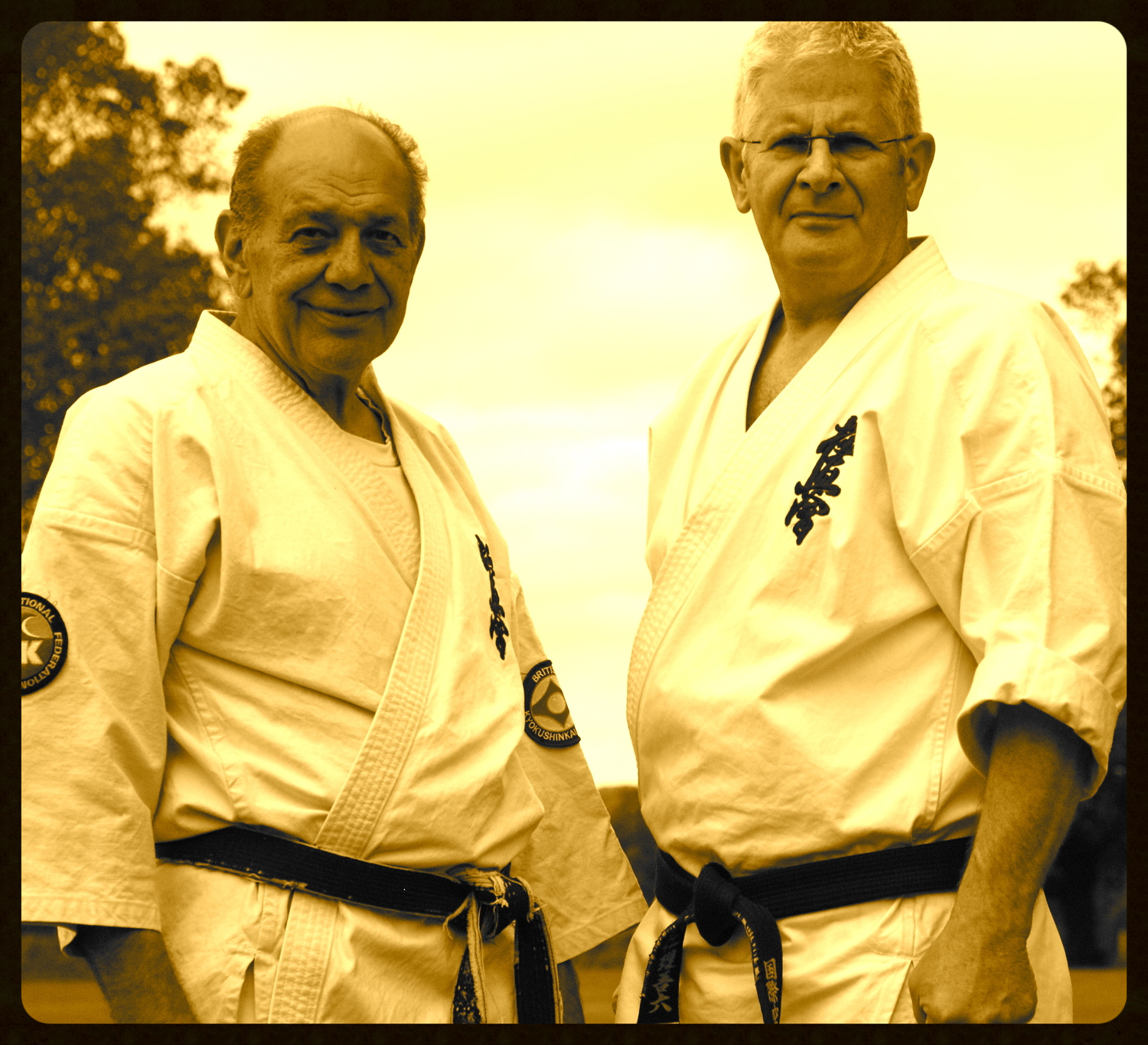 Hanshi with Shihan Liam Keaveney (IFK Secretary General)