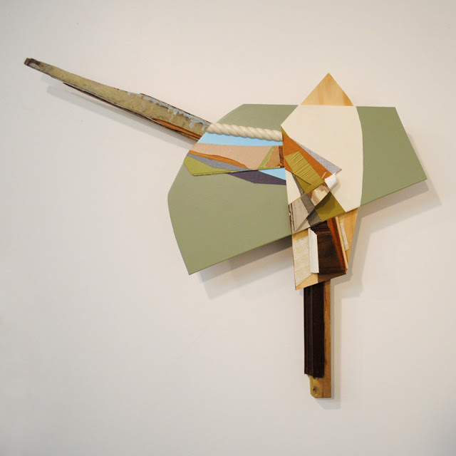 Jeff Robinson, Mechanical Trope , wood, mixed media @ The Times Club, Iowa City, IA February 2013