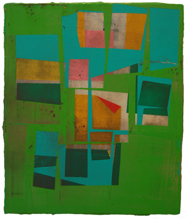 Front No. 5, acrylic on linen, 14”x12”, 2012