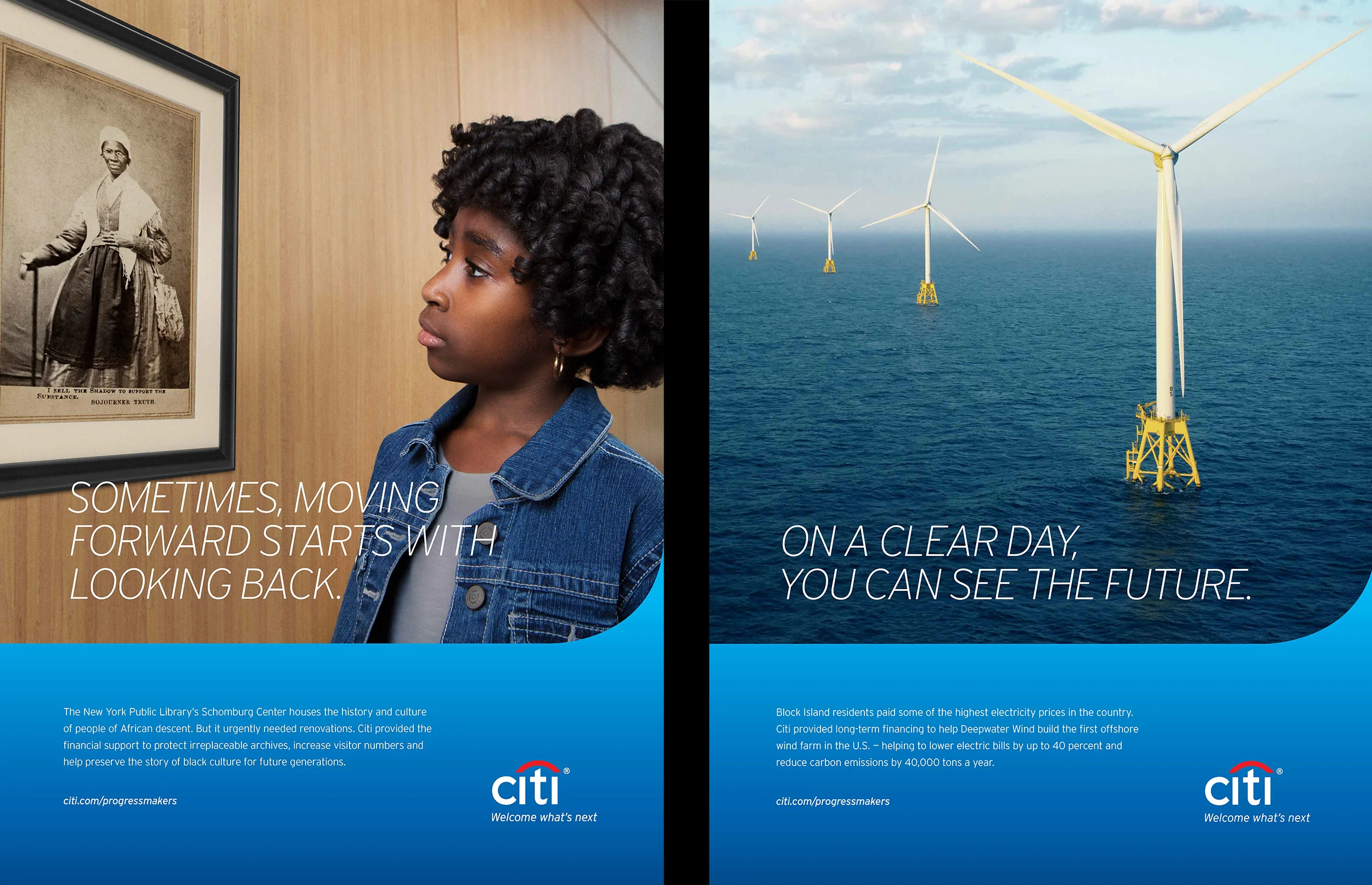 Citi – Progress Makers – Schomburg Center and Block Island Posters