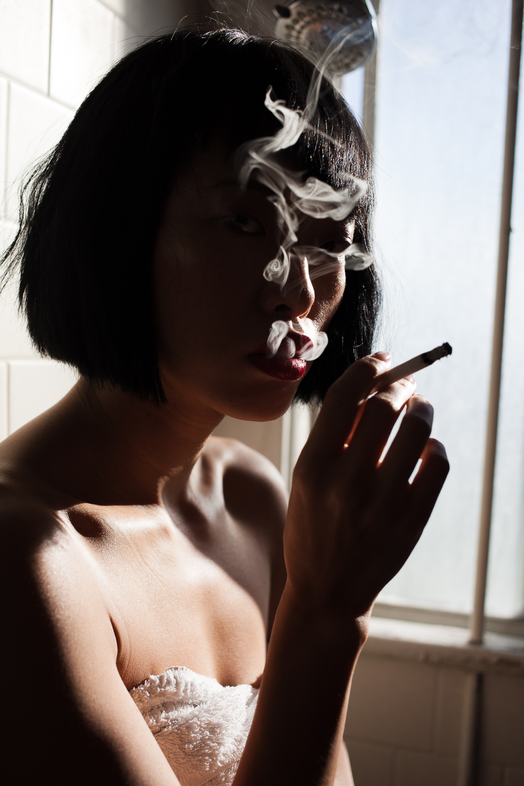 Angel, Smoking in the Bath