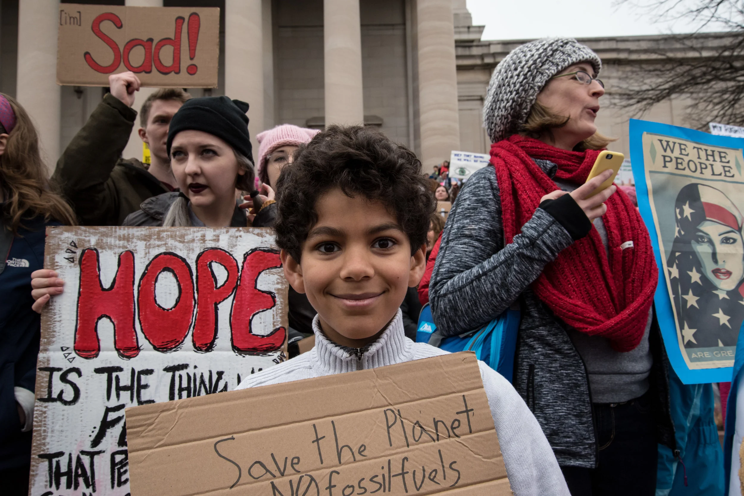 “We can’t just sit there while Trump makes dumb laws about dumb stuff.” —Micah, D.C.