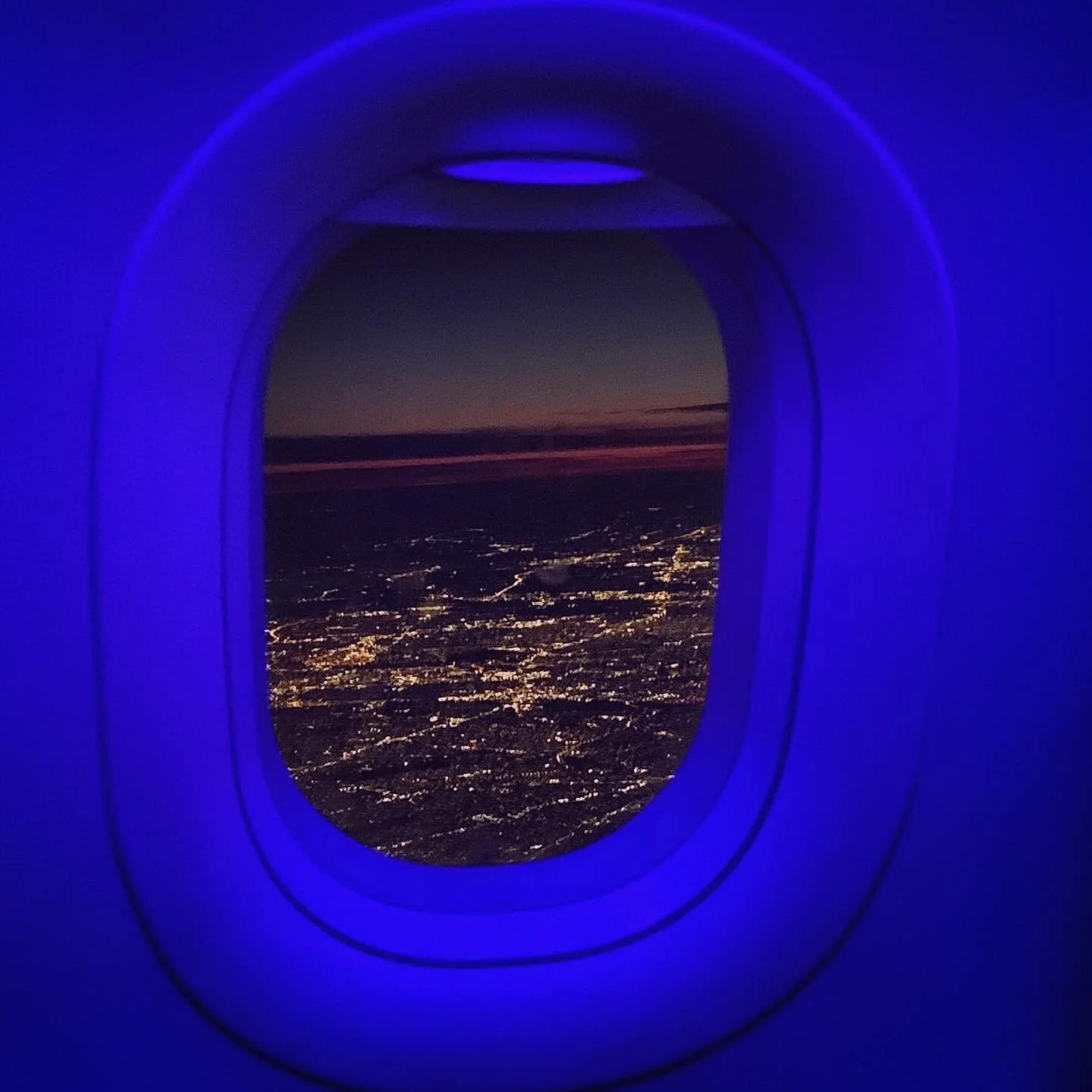 My view this morning - 5 AM landing at JFK