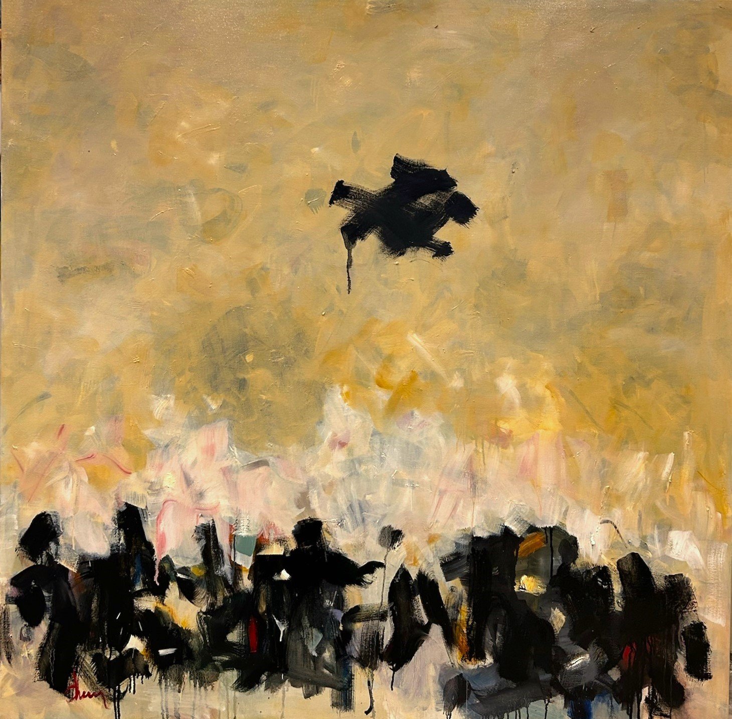 “Quiet Strength”, Oil, 46×46 $6600