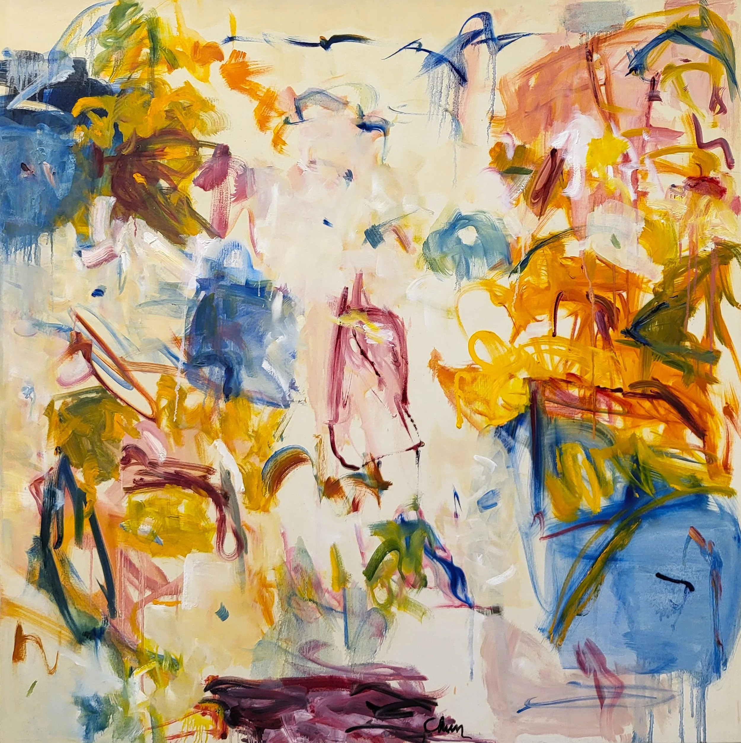 “One Spring Day”, Oil, 46×46 $6500