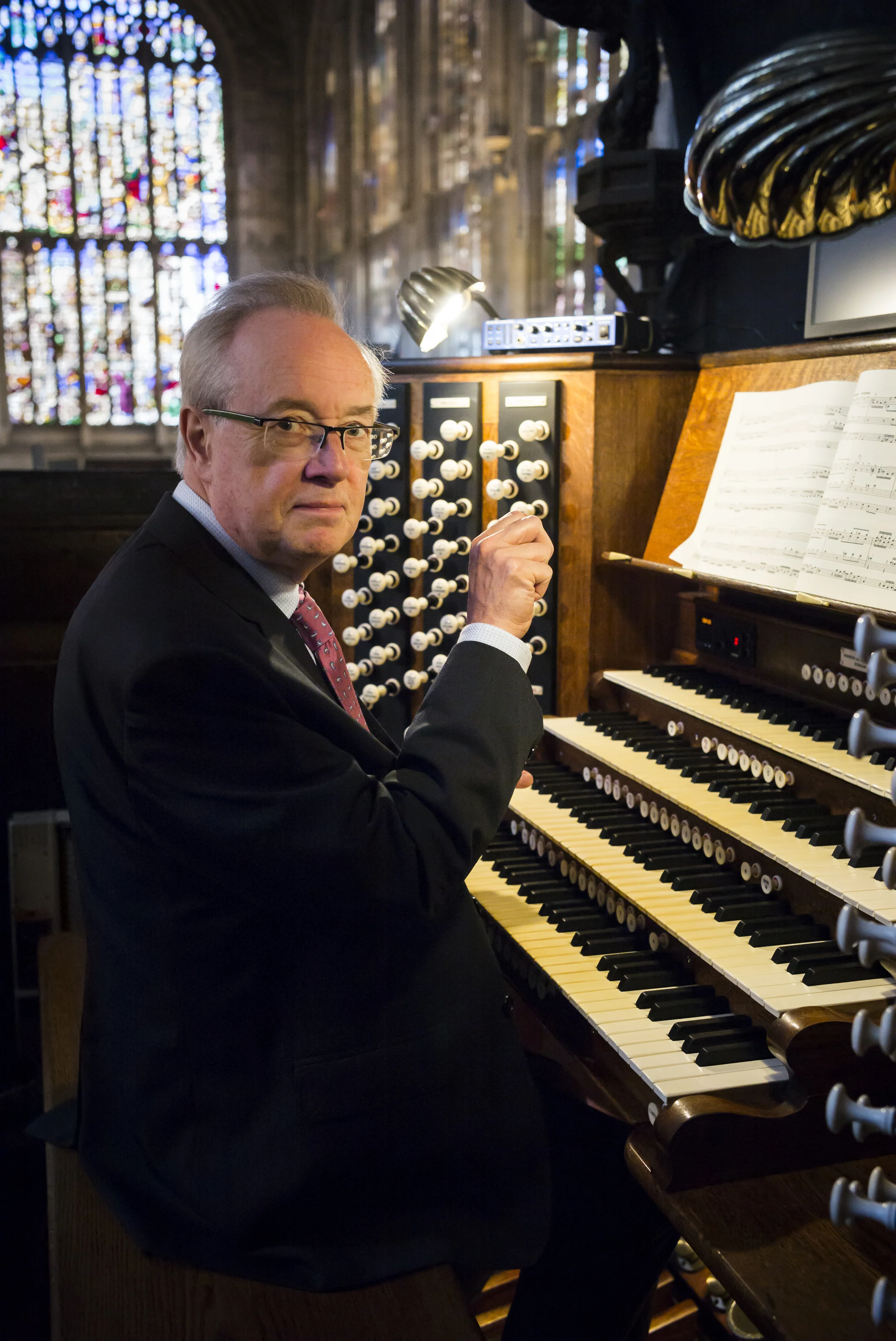 STEPHEN CLEOBURY with the Cincinnati Fusion Ensemble